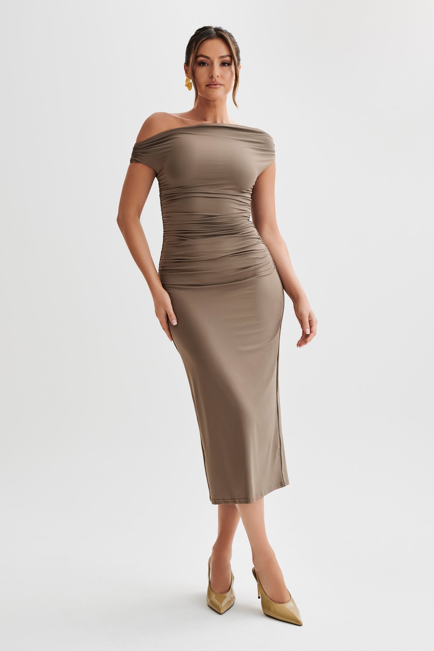 Alayna Recycled Nylon Midi Dress