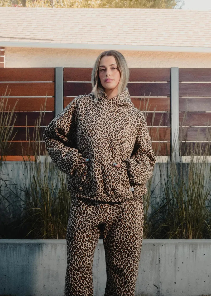 Leopard Oversized Hoodie