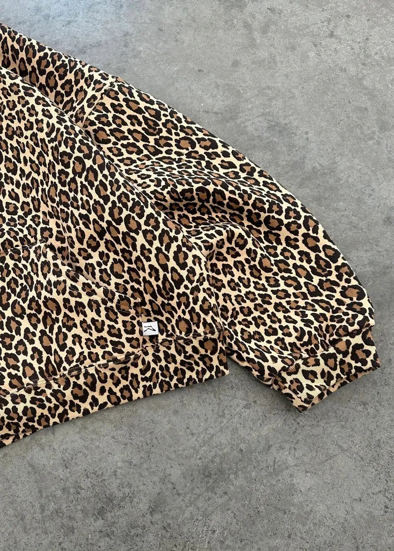 Leopard Oversized Hoodie