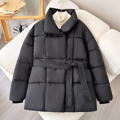 Belted Puffer Jacket